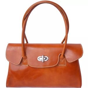 Italian Leather Shoulder Bag - Florence, Italy
